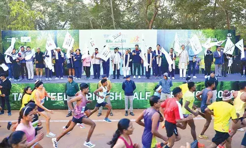 5,500 runners take part in half-marathon