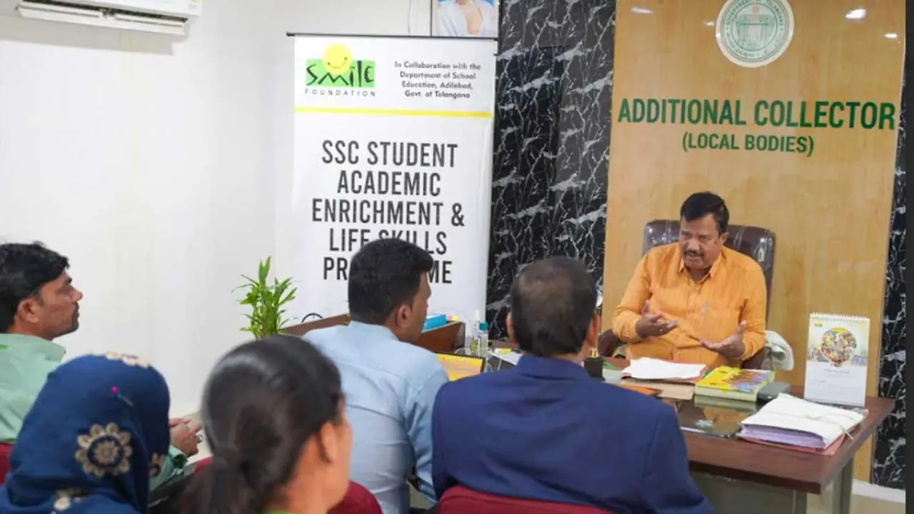Smile Foundation, Telangana Govt Partner to Boost Education in Adilabad Smile Foundation, Telangana Govt Partner to Boost Education in Adilabad