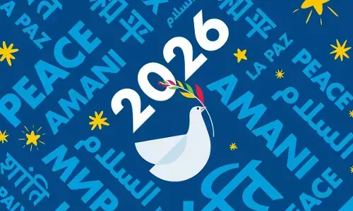 World should start working towards peace this year