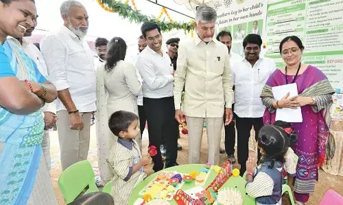 CM launches several development works from Naravaripalle CM launches several development works from Naravaripalle