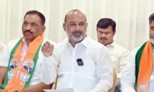 Bandi Sanjay questions Congress’s opposition to welfare measures