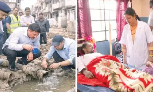 14 patients shifted out of ICU due to water pipeline leakage