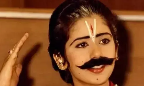 Manisha Koirala treats the netizens with a throwback pic from her school play