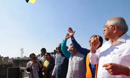 Gujarat CM inaugurates Gandhinagar Kite festival 2026; takes part in kite-flying