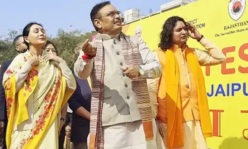 Rajasthan CM Sharma inaugurates Makar Sankranti festival in Jaipur by flying kites