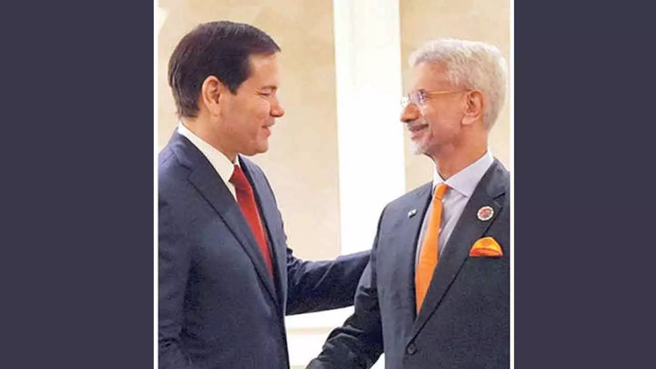 EAM, Rubio hold phone talks on trade, defence ties EAM, Rubio hold phone talks on trade, defence ties