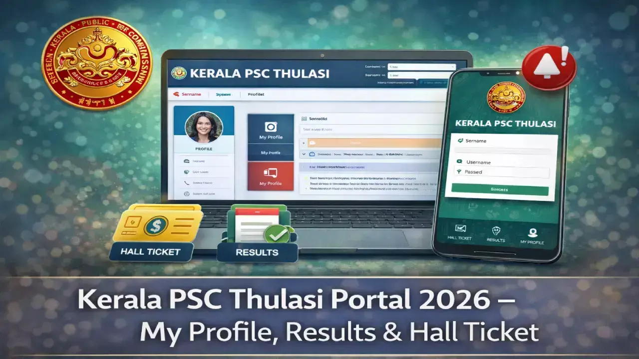 Kerala PSC Thulasi Portal 2026 – My Profile, Results & Hall Ticket