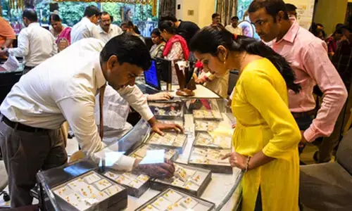 Gold, silver prices ease moderately as US dollar gains