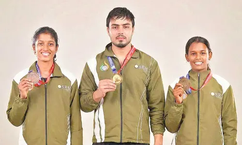 SRM students shine in inter-varsity athletics championship