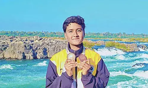 Gayathri wins double bronze in water sports