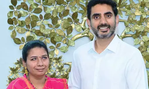 Lokesh releases novel written by visually-impaired woman