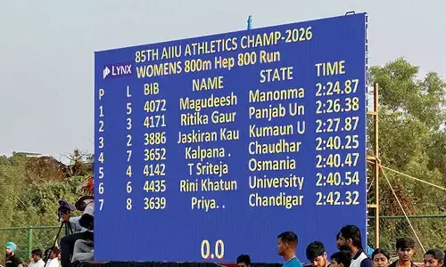 International-grade technology powers all India inter-university athletics meet