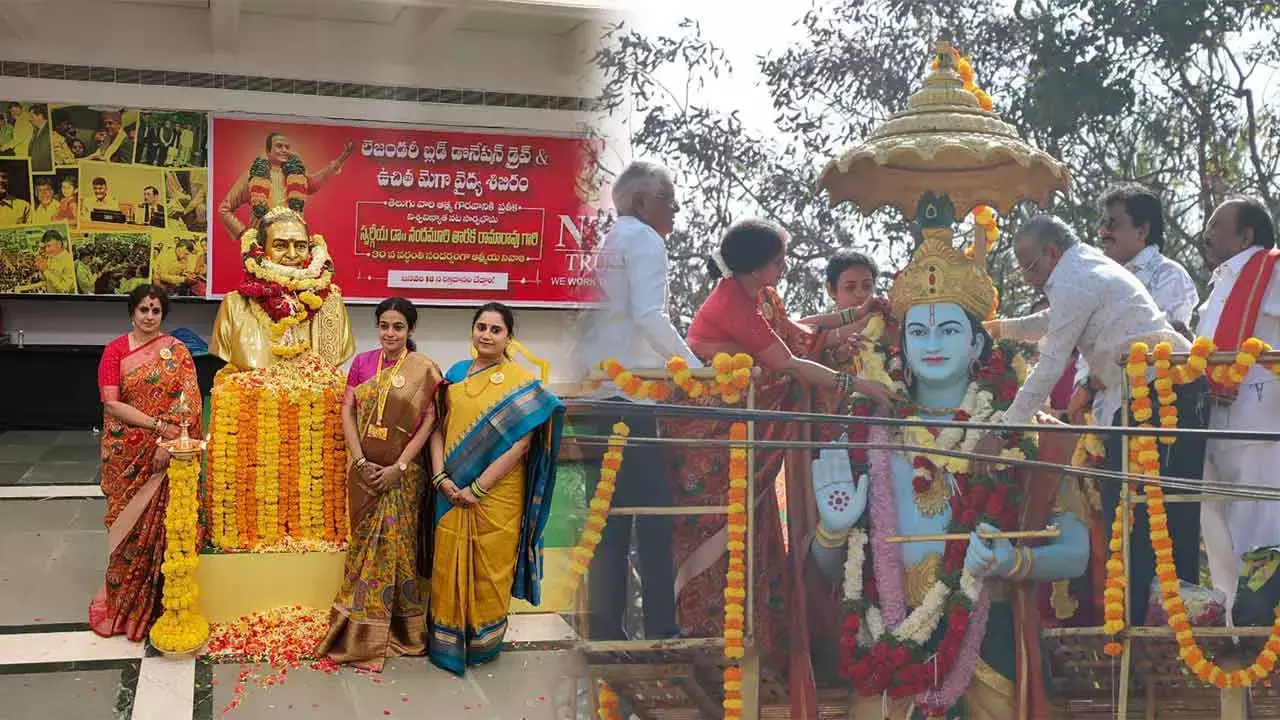 Nandamurifamily, film fraternity & fans pay rich tributes to legendary NTR