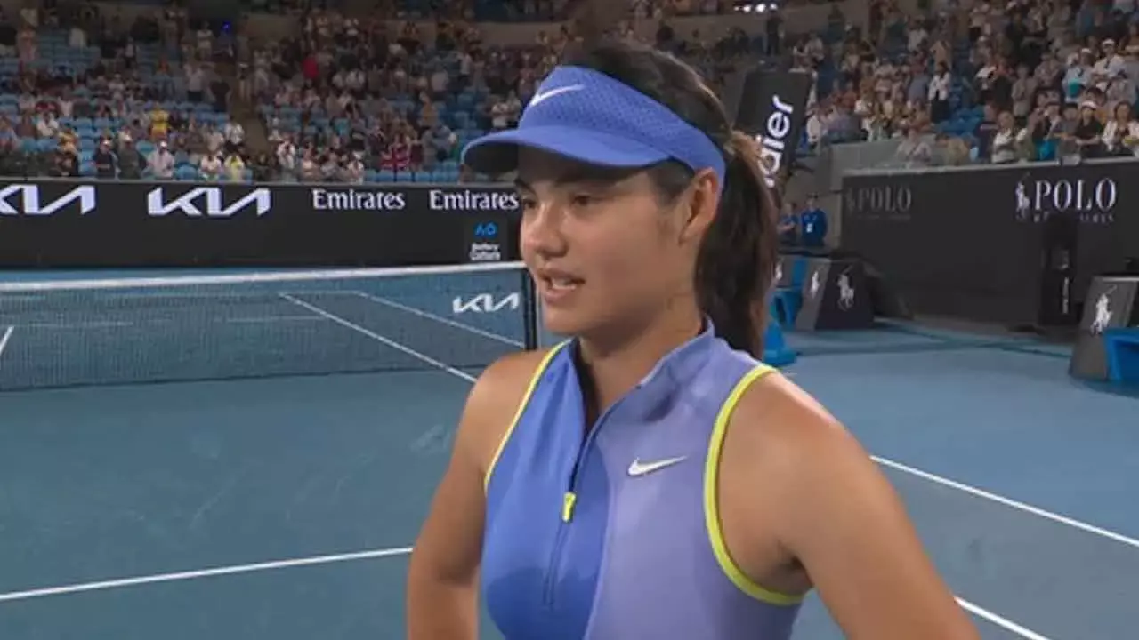 Aus Open: Emma Raducanu dispatches Thailand’s Sawangkaew in first round