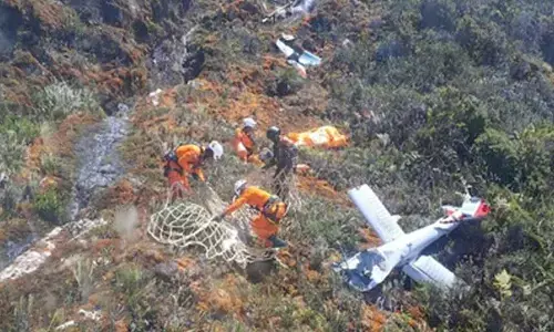 Debris of missing Indonesia aircraft found, officials rescue body of one victim