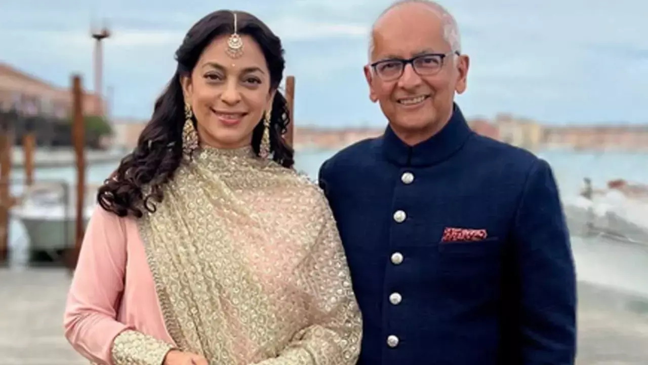 Juhi Chawla says I’m so fortunate in a lovely birthday wish for husband Jay Mehta