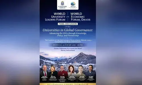 JGU launches World University Leaders Forum at Davos, a global platform for university-led solutions