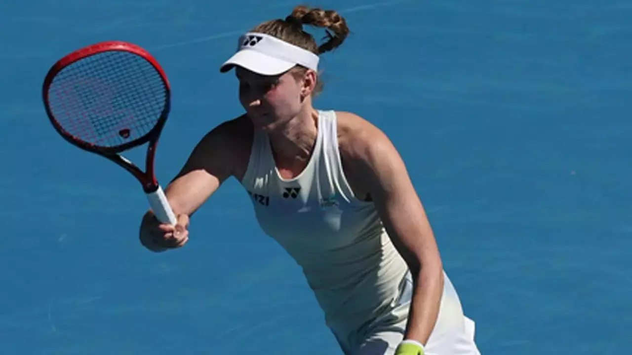 Aus Open: Rybakina through to second round with win over Slovenian rival Kaja Juvan