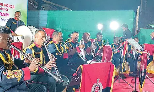 RPF Band strikes patriotic chord at Tirupati rly station