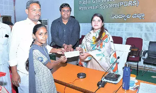 Collector provides financial help to orphaned student