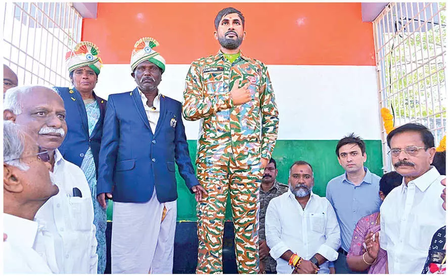 Martyr Karthik’s sacrifice hailed as symbol of patriotism Martyr Karthik’s sacrifice hailed as symbol of patriotism
