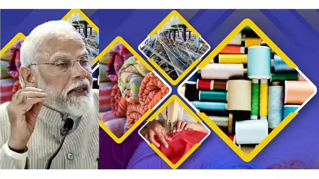 Modi flags textile sector as biggest job engine of decade Modi flags textile sector as biggest job engine of decade