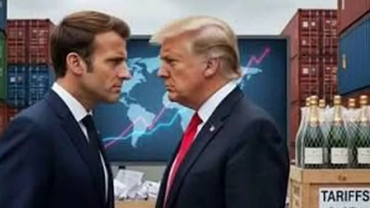 Trump threatens 200% tariffs on France Trump threatens 200% tariffs on France