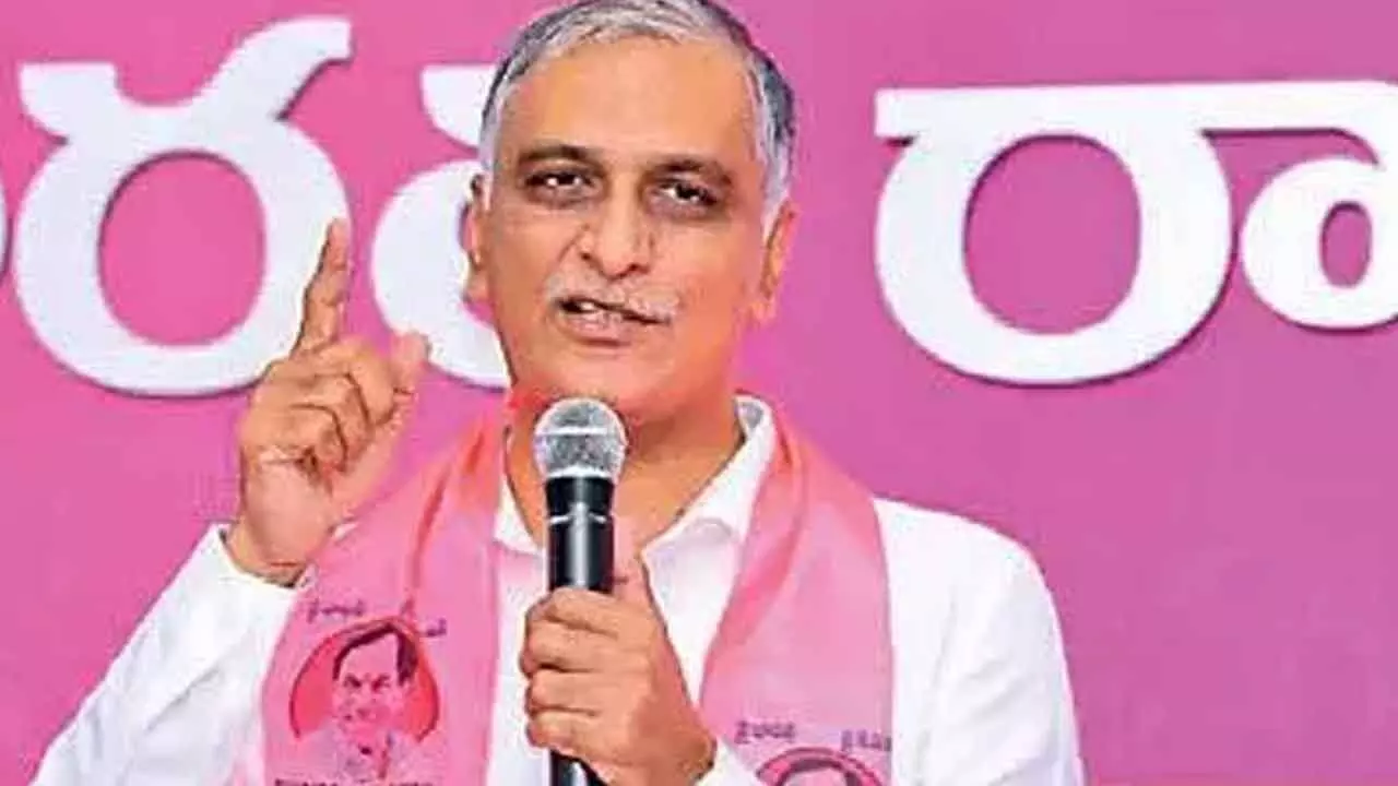 Harish Rao demands CBI probe into alleged Singareni coal scam Harish Rao demands CBI probe into alleged Singareni coal scam
