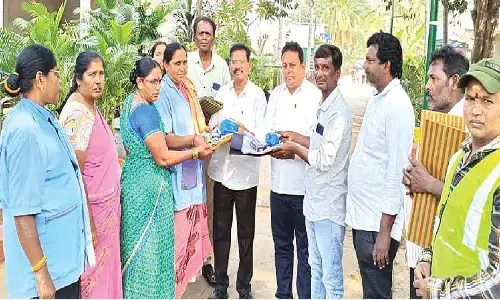 Essentials distributed to park workers