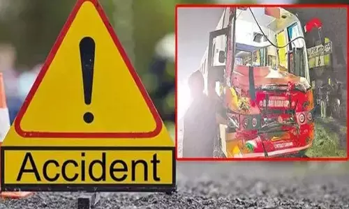 26 students injured in East Godavari bus collision