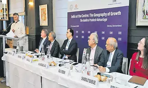 CM Chandrababu Naidu continues Davos engagements on third day