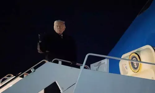 Trump Travels To World Economic Forum After Aircraft Technical Glitch In Davos 2026