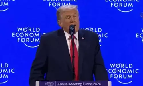 At Davos, Trump delivers a blunt message — hits Europe over NATO, Ukraine costs