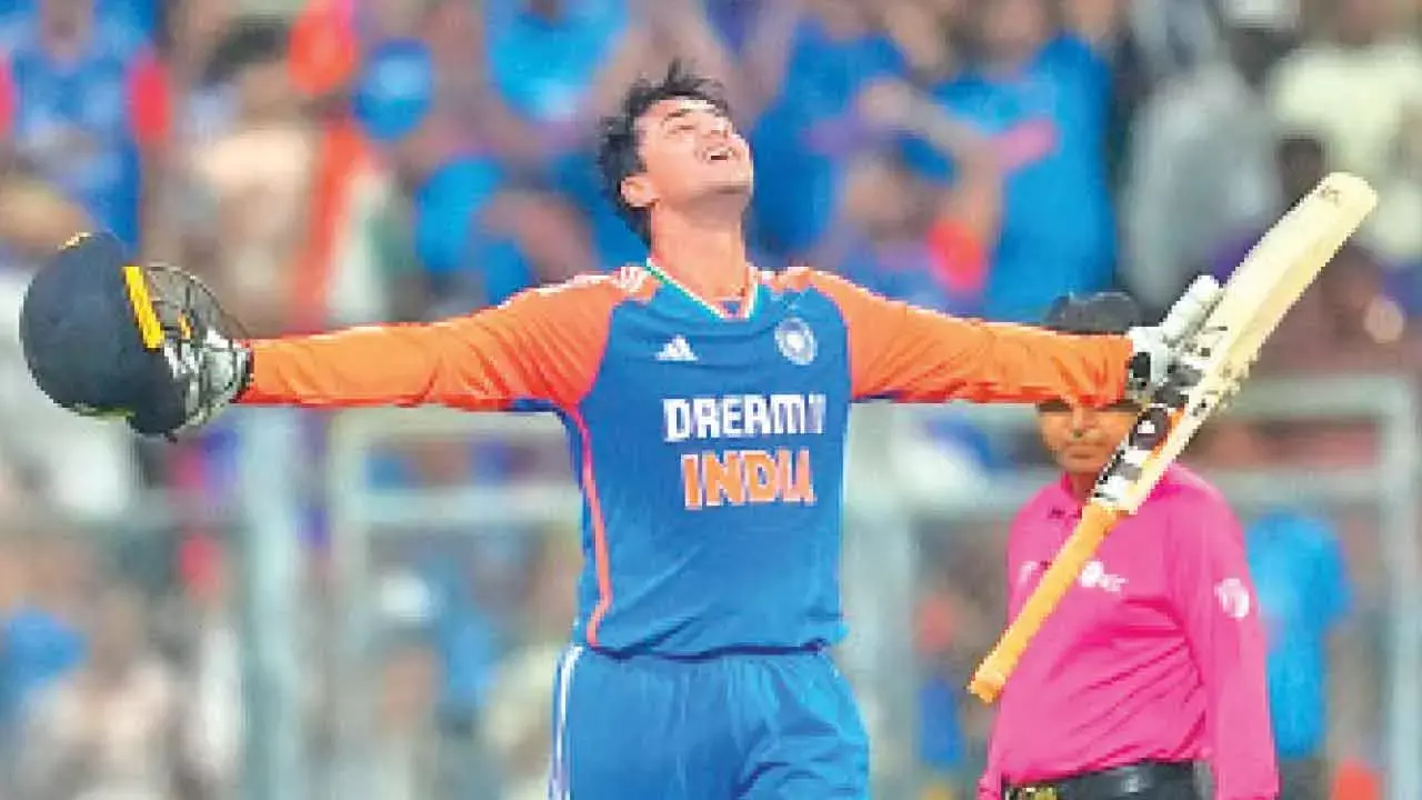 Abhishek’s 84 guides India to 48-run win