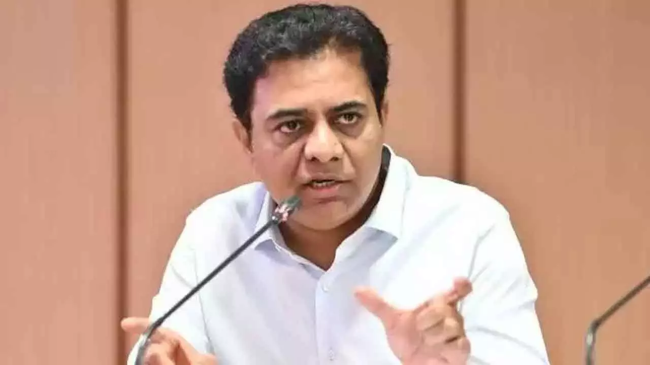 KTR smells rat over Cong’s secret parleys with Greenko KTR smells rat over Cong’s secret parleys with Greenko