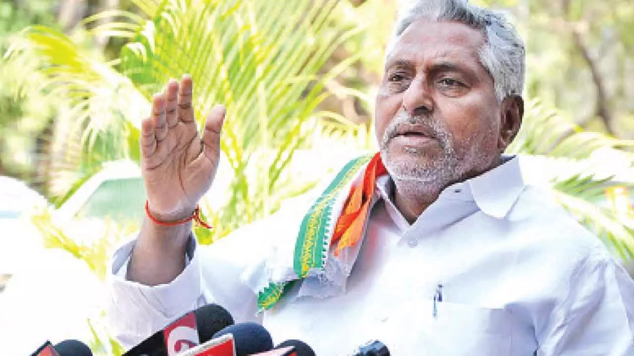 BRS MLA at civic election meet ticks off Jeevan Reddy BRS MLA at civic election meet ticks off Jeevan Reddy