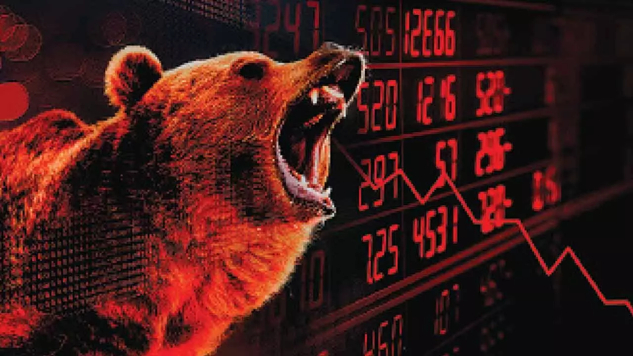 Geopolitical cues drag indices lower for 3rd day Geopolitical cues drag indices lower for 3rd day