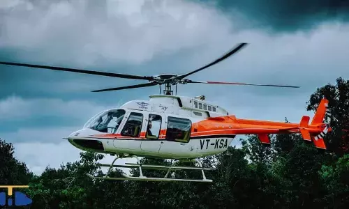 Helicopter services to be introduced for Medaram Jatara devotees Helicopter services to be introduced for Medaram Jatara devotees