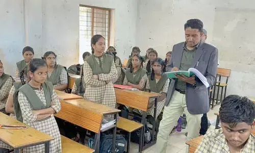 Collector inspects exam preparedness of students