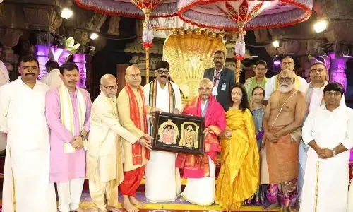 Minister Anam Visits Tirumala, Highlights Spiritual Initiatives Minister Anam Visits Tirumala, Highlights Spiritual Initiatives