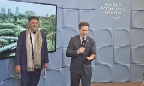 ‘Come invest in Bengaluru, the city of the future,’ says DKS at Davos