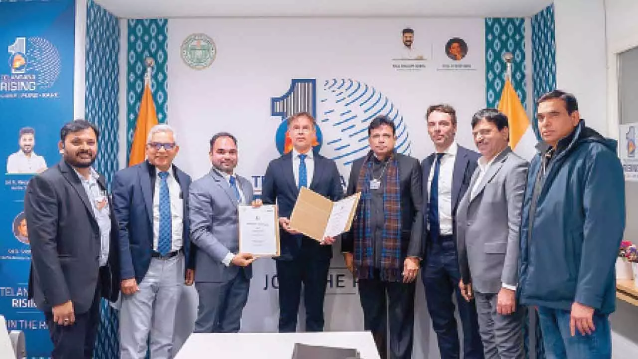 Telangana secures global support for AI roadmap at WEF 2026 Telangana secures global support for AI roadmap at WEF 2026