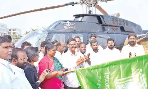 Medaram Jatara: Helicopter services for quick darshan of Sammakka-Saralamma