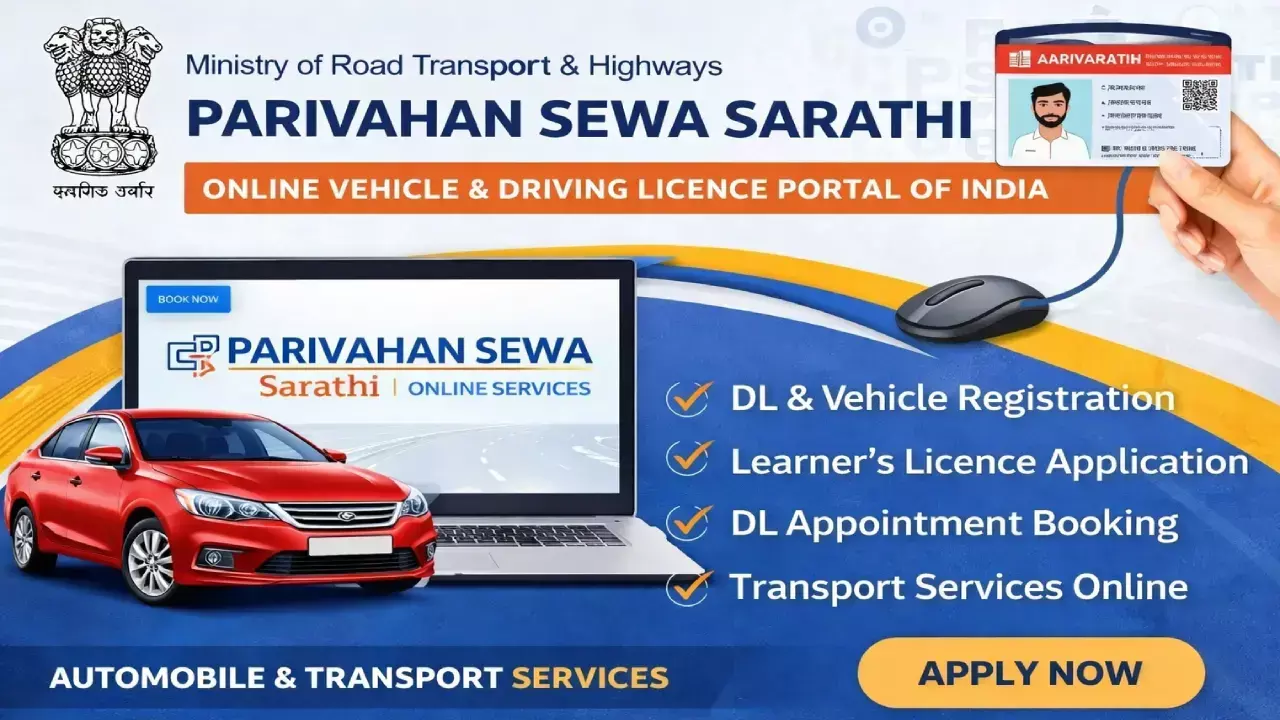 Parivahan Sewa Sarathi Online Vehicle Portal