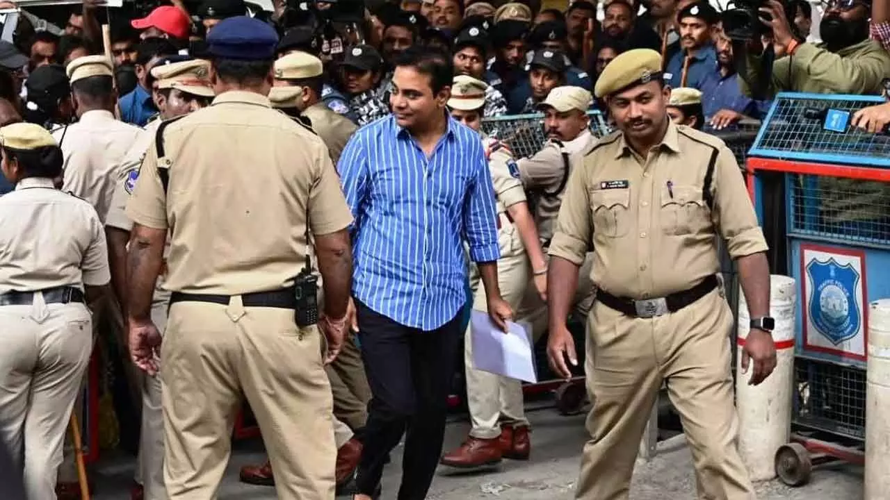 SIT grills KTR for 7 hrs in phone-tapping case SIT grills KTR for 7 hrs in phone-tapping case