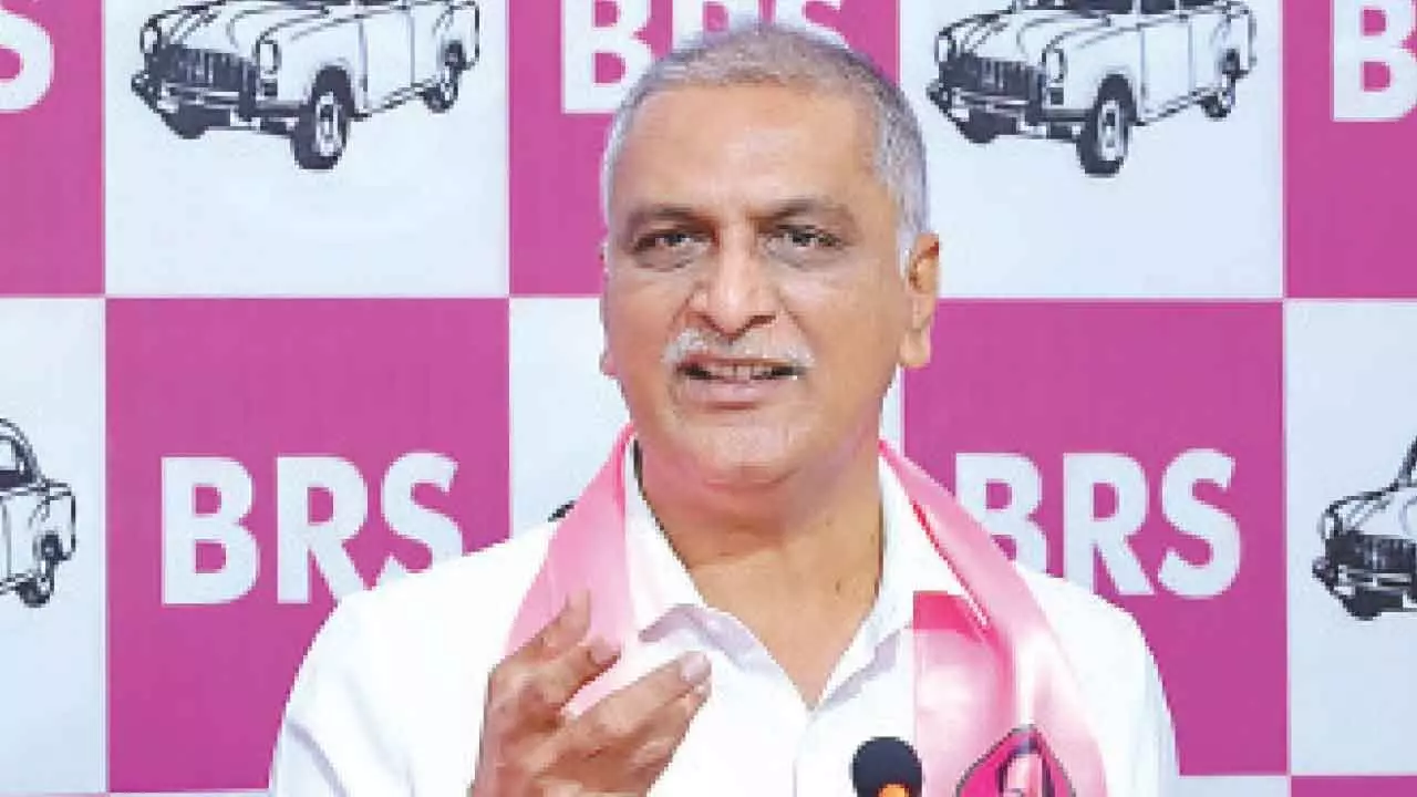 Harish Rao alleges SIT probe scripted to cover Singareni scam Harish Rao alleges SIT probe scripted to cover Singareni scam