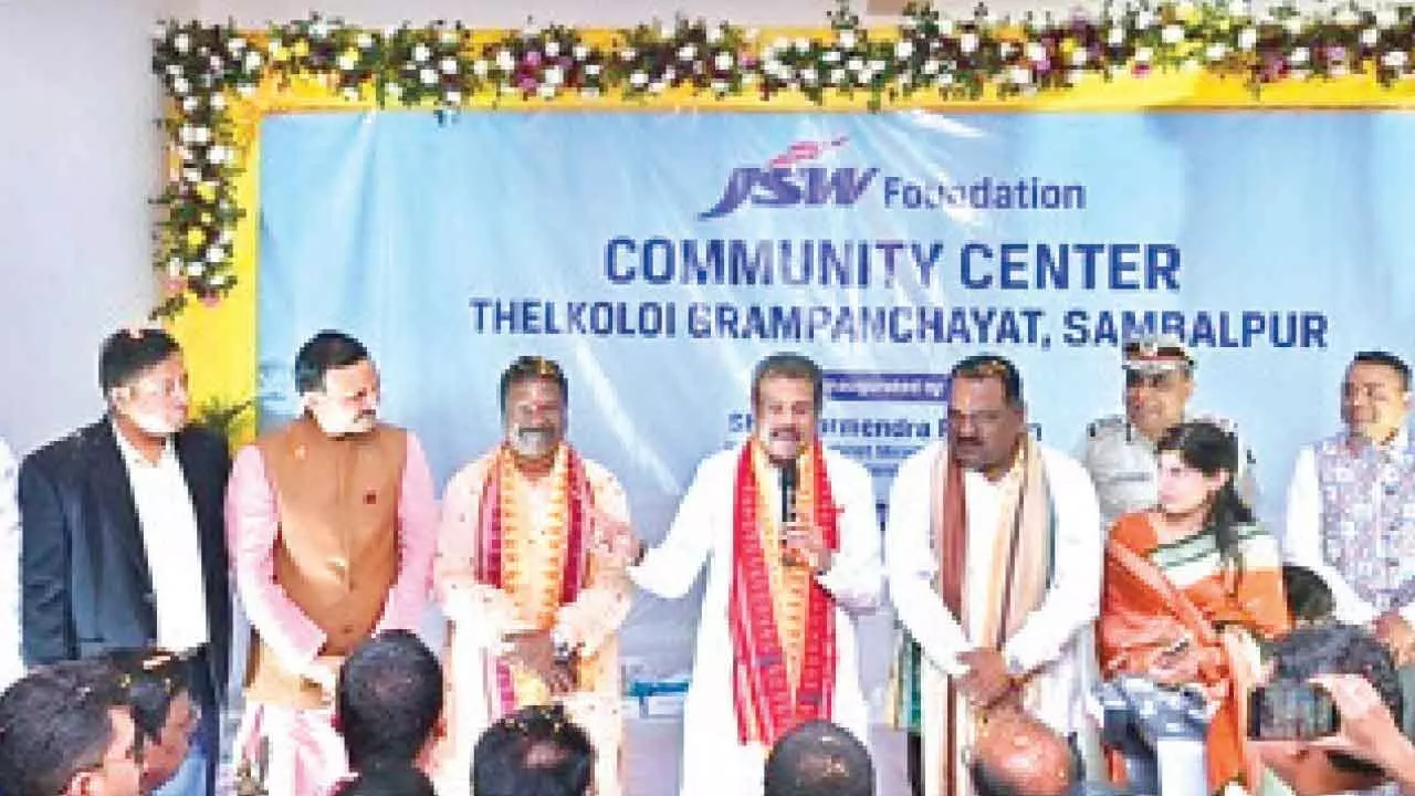 JSW opens community centre at Thelkoloi JSW opens community centre at Thelkoloi