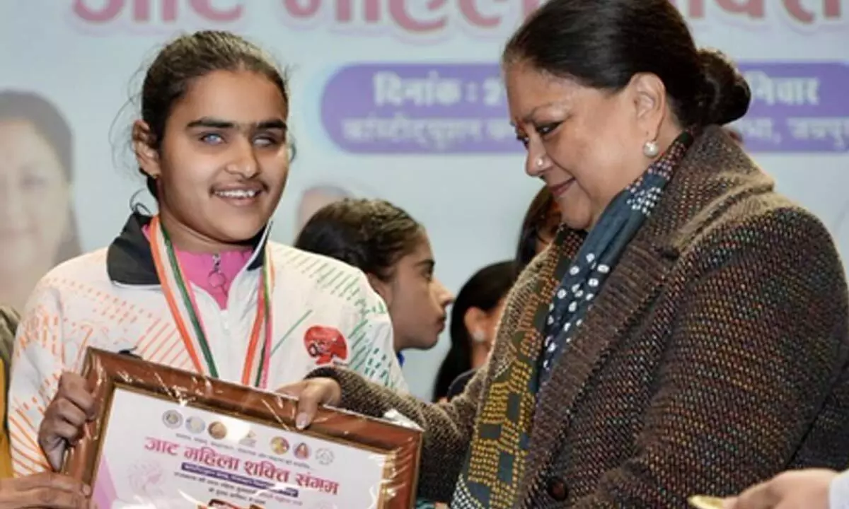 Women need to work harder than men to succeed in politics: Vasundhara Raje