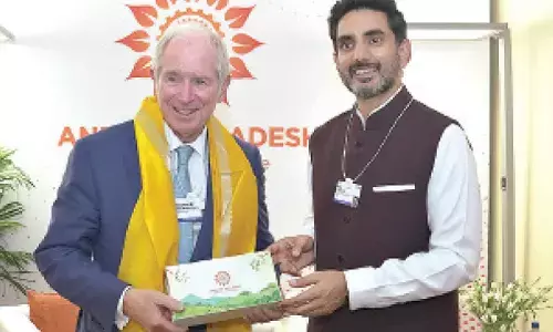 Lokesh pitches AP to Blackstone, Brookfield Lokesh pitches AP to Blackstone, Brookfield