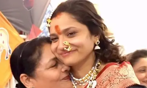 Ankita Lokhande credits her mother for teaching her to make home ‘bright and happy’ during festivals